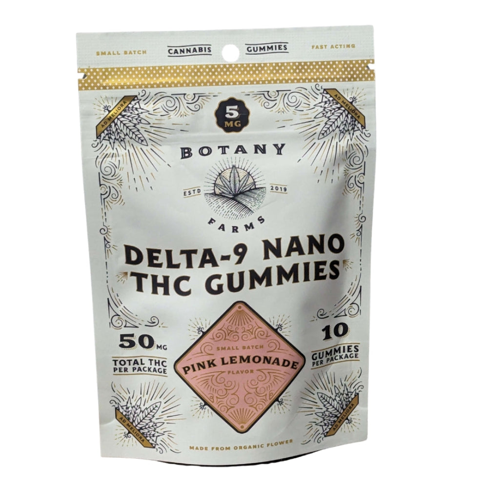 Botany Farms Pink Lemonade Vegan Gummies - Nano THC Gummy Minnesota
