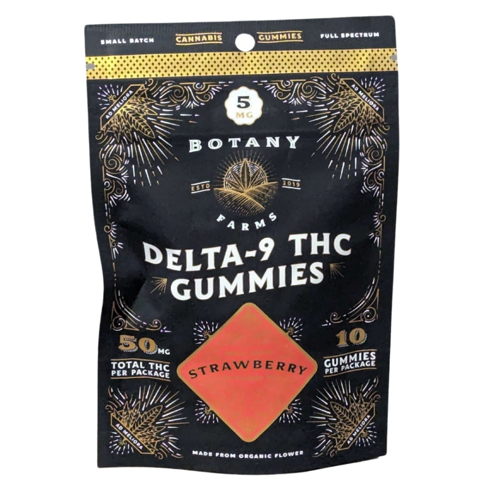 Botany Farms Strawberry Vegan Gummies - 1:1 THC:CBD THC CBD Gummy Minnesota