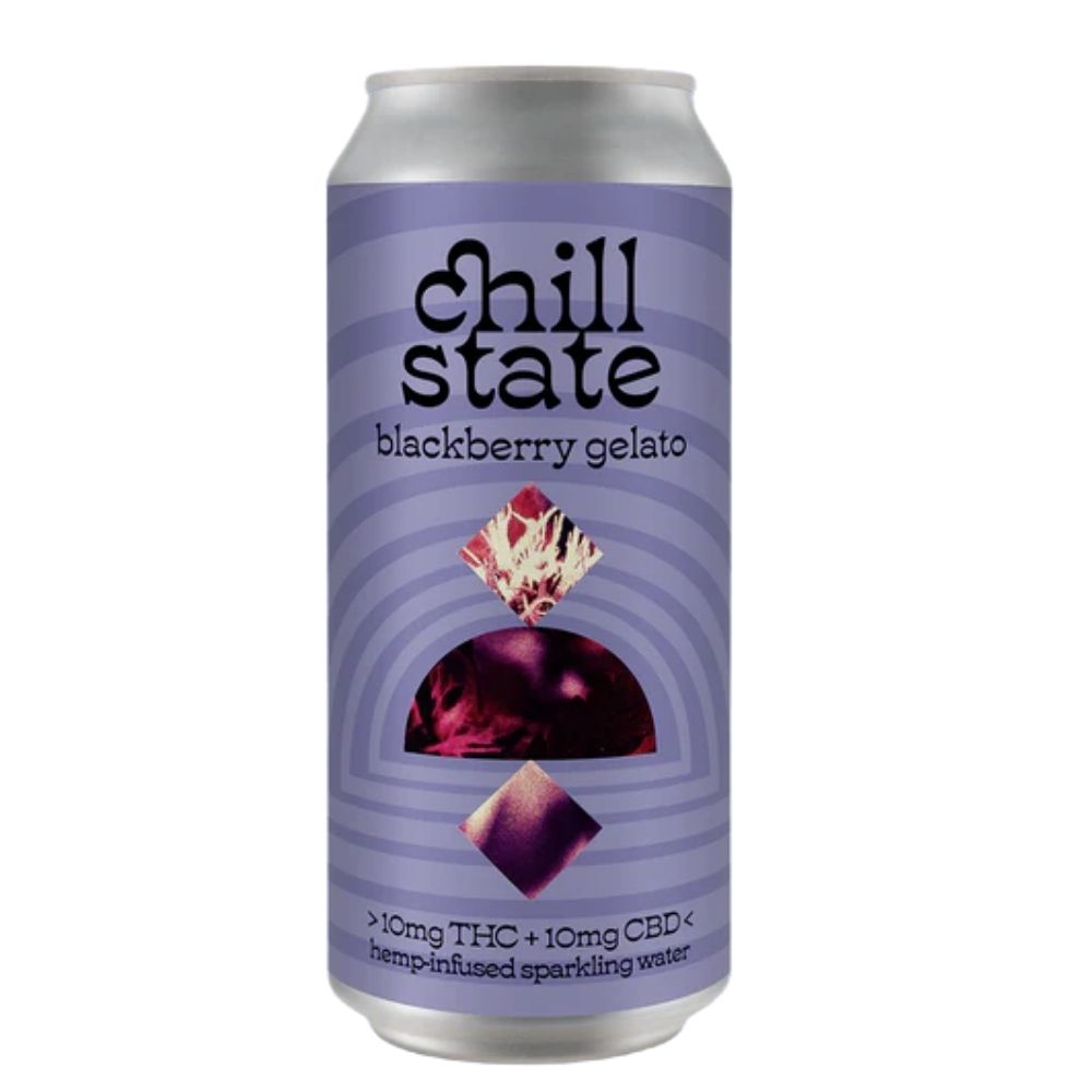 Chill State Blackberry Gelato Seltzer THC Drink Minnesota