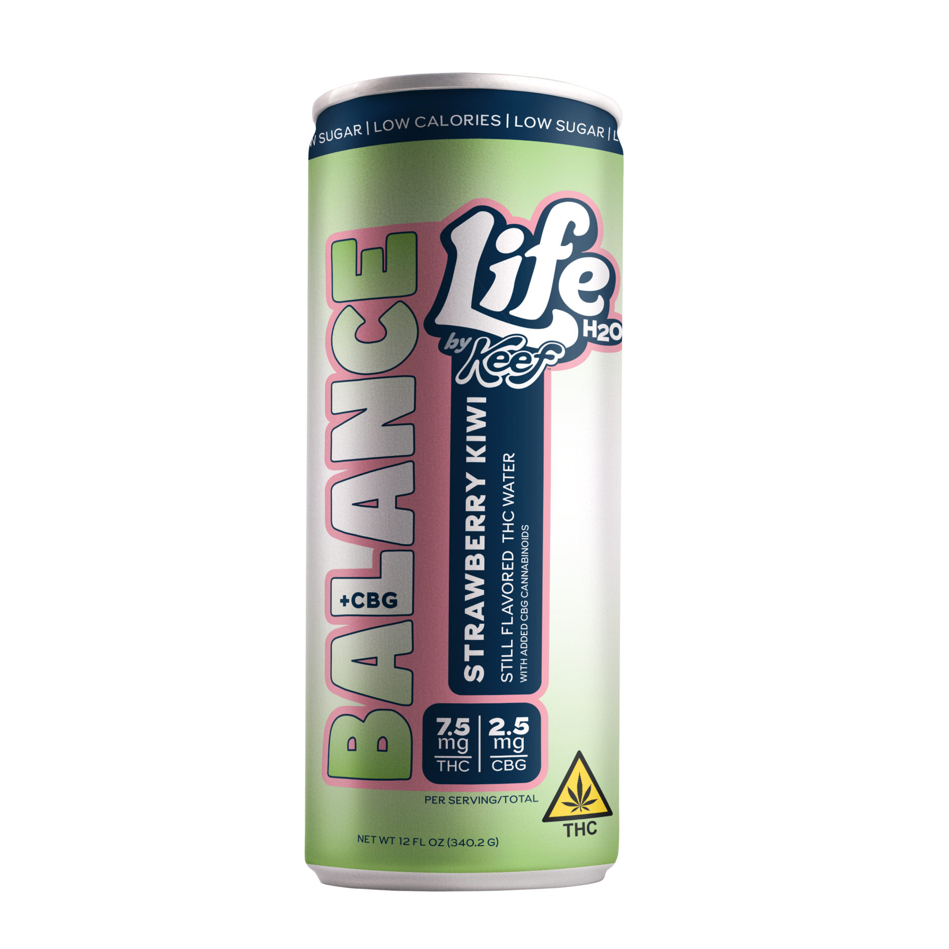 Keef Life H2O Balance Strawberry Kiwi still THC water can