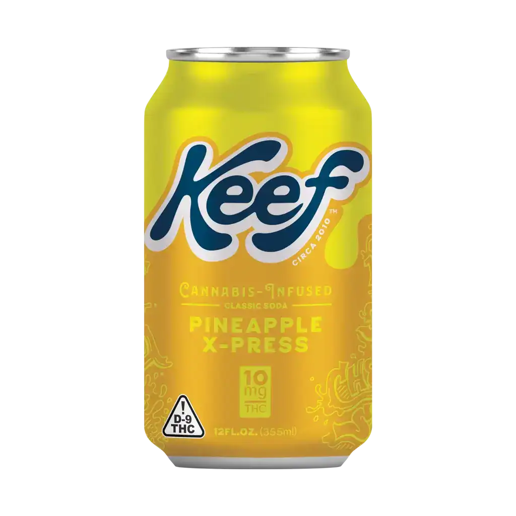 Keef Classic Soda Pineapple X-Press 10mg THC can