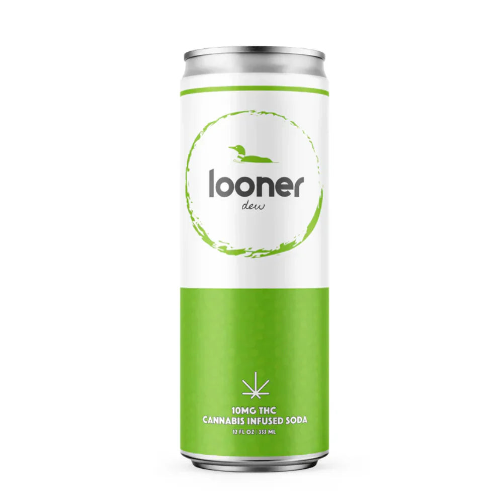 Looner Dew Soda THC Drink Back Label Minnesota