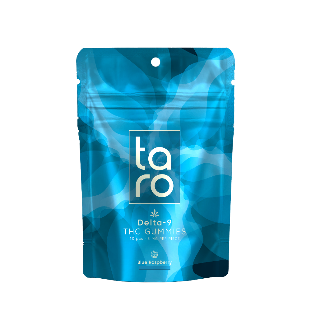 Taro Blue Raspberry Vegan Gummies THC Gummy Minnesota