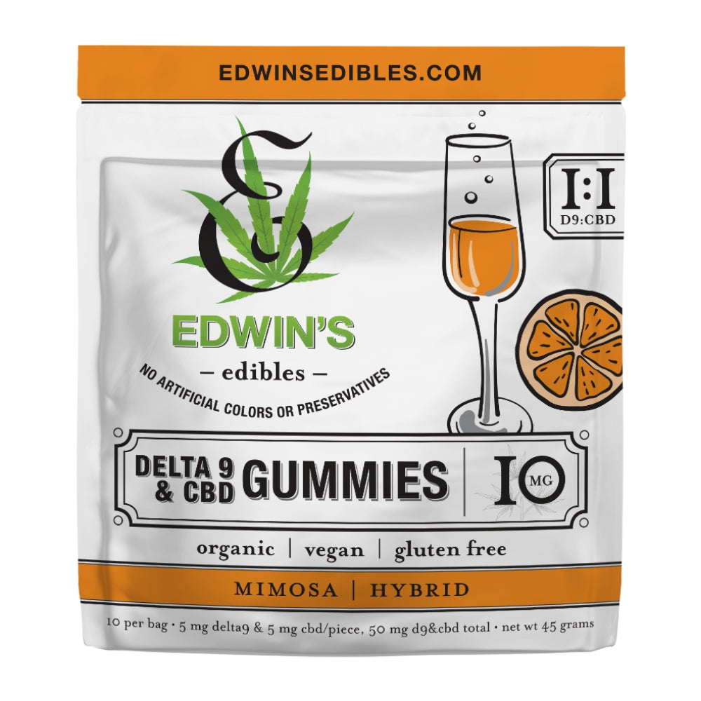 Edwin's Edibles Mimosa Vegan Gummies - 1:1 THC:CBD THC CBD Gummy Minnesota