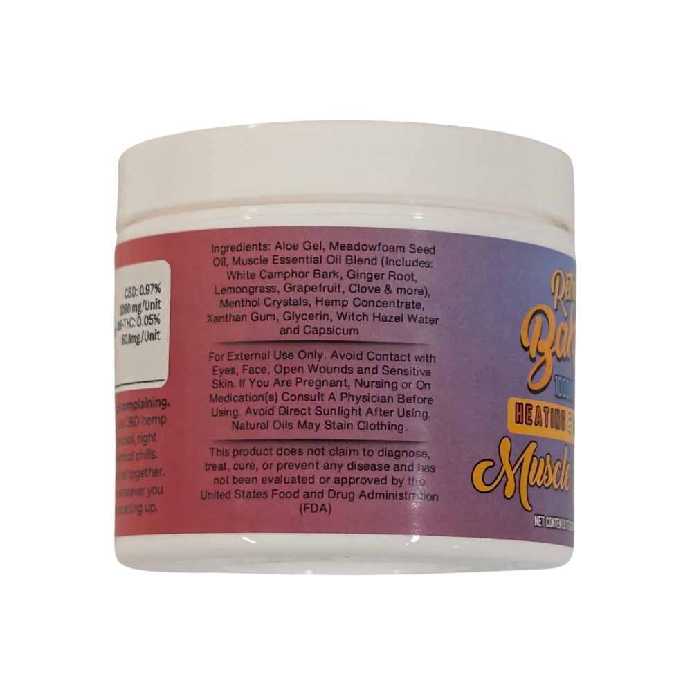 CBD Muscle Cream - Warming and Cooling